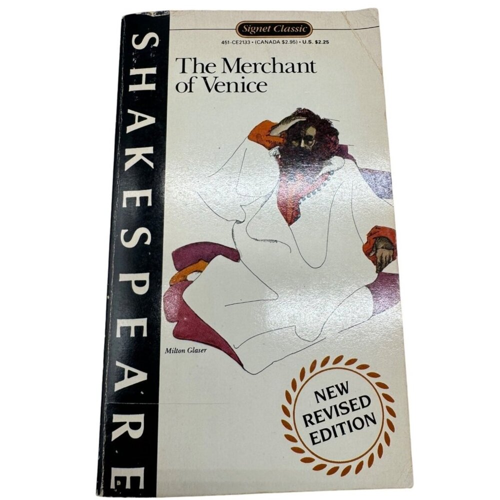 The Merchant of Venice Book Paperback 1987 English Signet William READ